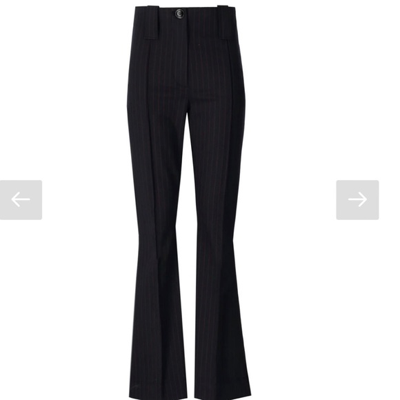 New GANNI Flare Trousers - Picture 2 of 7